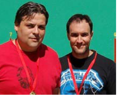 Ganadores en la categoría de Honor, M. Ramírez y R. Santesteban (fotos de Berriketari)